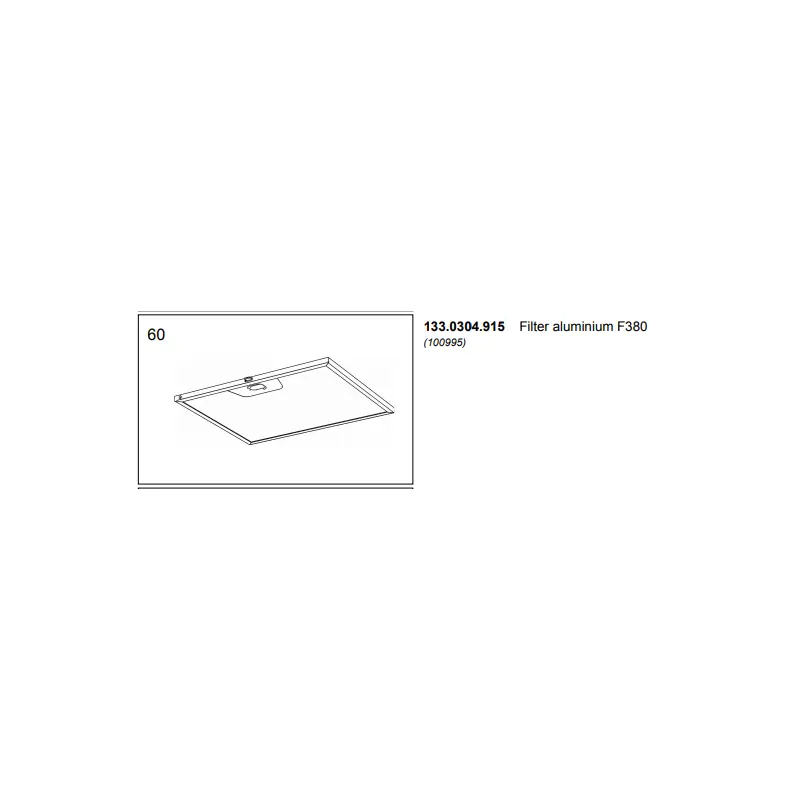 Kundfavorit Filter aluminium F380