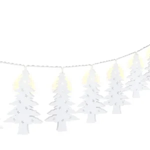 Erbjudande Goobay LED ljusslinga med julgransmotiv för inomhusbruk med timer 1.3m 10st LED
