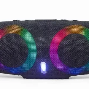 Gembird SPK-BT-LED-02 portabel bluetooth-högtalare med belysning risnedsättning
