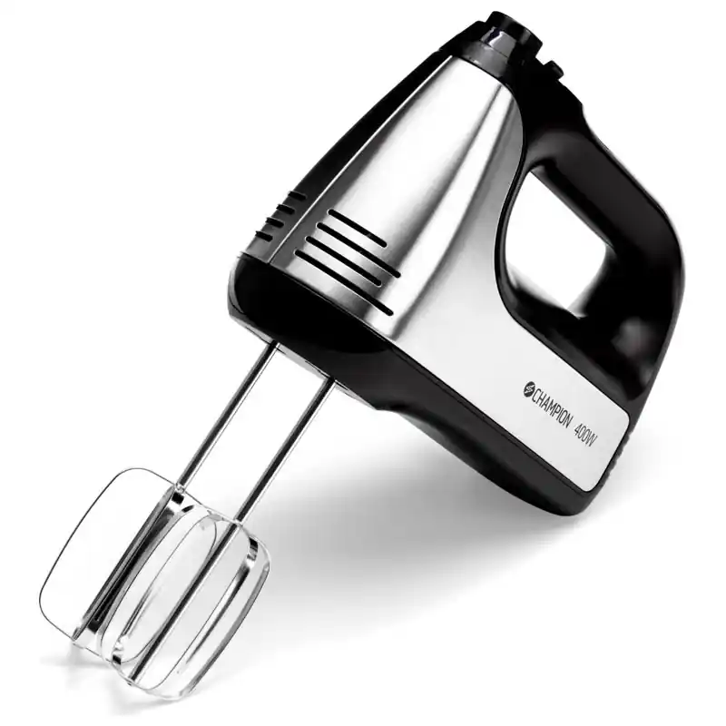 Champion Elvisp 400W med 5-hastigheter + Turbo, Svart/Rostfri Säker betalning