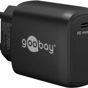 I lager Snabbladdande Strömadapter GaN med USB-C PD (Power Delivery) 25W