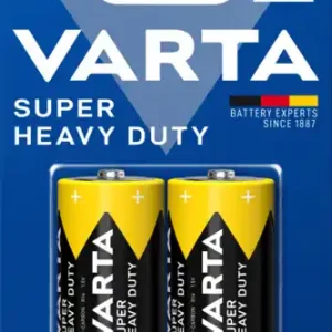 Varta Super Heavy Duty C-batterier R14 2-pack Kampanjpris