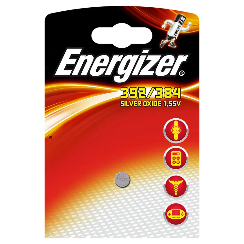 I lager Energizer 392/384 silveroxidbatteri