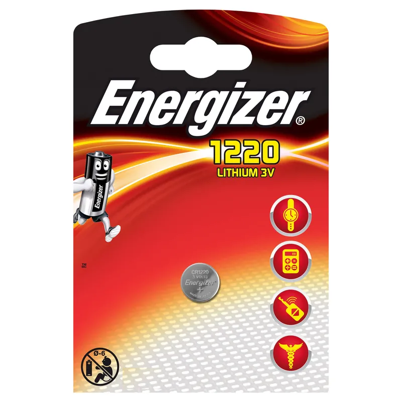 Begränsad tid Energizer CR1220 litiumbatteri