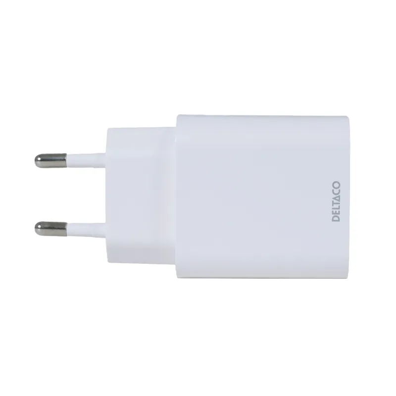 Begränsat erbjudande Väggladdare med 1x USB-A, snabbladdning 18 W, vit