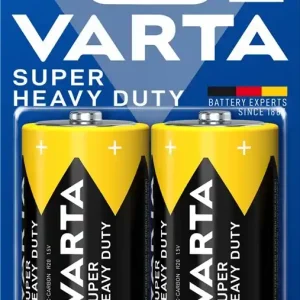 Varta Super Heavy Duty D-batterier R20 2-pack Fynd