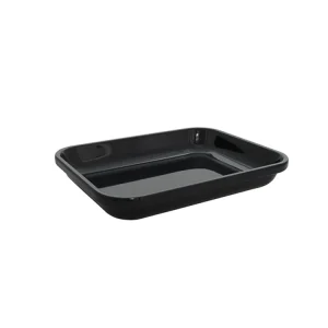 Slaktfat Svart melamin 28x21x4,3 cm Nedsatt pris