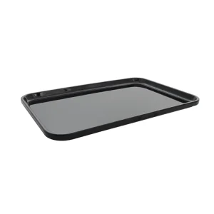 Rabatt Slaktfat Svart melamin 42x28x2,2 cm