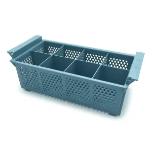Bestickskorg 8 fack Grå 42,6x20,5x15 cm Begränsad tid