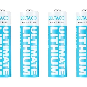 Nedsatt pris Deltaco 1,5V Aa Lithium 4-Pack
