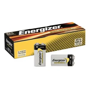 Energizer 9V 6Lr61 Industrial Alkaliskt  12-Pack * Reapris