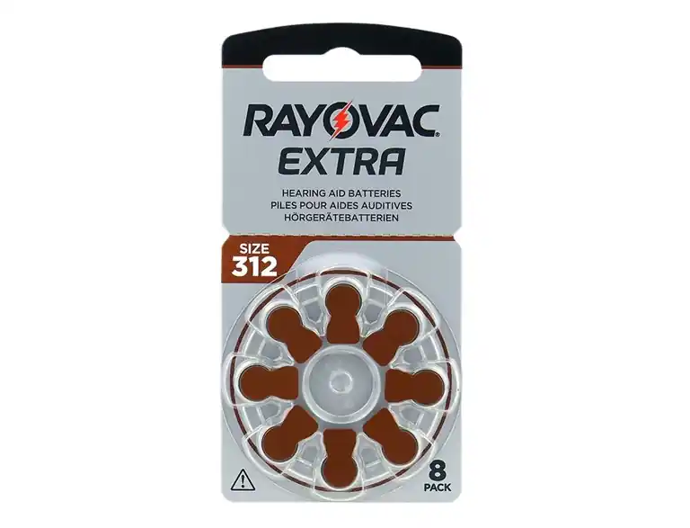 Rayovac 312 Hörapparatsbatteri 10X8st * Billig