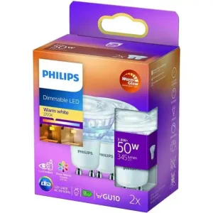 Philips 3,8W (50W) 345Lm 2200-2700K Dimbar 2-Pack * Köp online