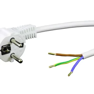 Anslutningskabel 3G1,5   2,5M  Med Kontakt  H05vv-F Fri frakt