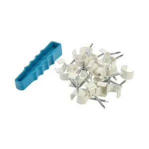 Bästa pris Klemmi-Klammer 20 St Med Verktyg För 6-9Mm Kabel   Stiftlängd 25Mm