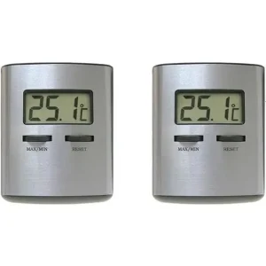 Termometer Inne Digital 2-Pack Alu 153 Nyhet