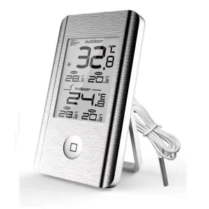 Begränsat antal Termometer Inne/Ute Stora Siffror  2 Aaa Batteri Ingår Ej  223