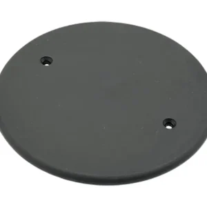 Begränsad tid Täcklock 100Mm För Apparatdosa Skruvfastsättning   C/C 67Mm Mattsvart