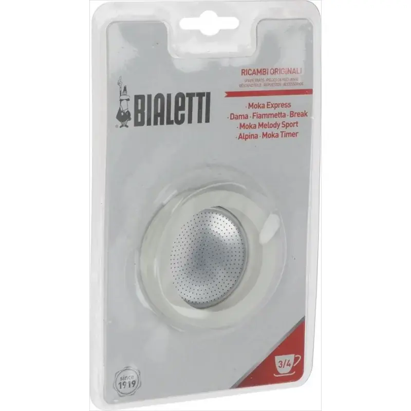 Bialetti 3 packningar + 1 filter för 3/4 koppar Säker betalning