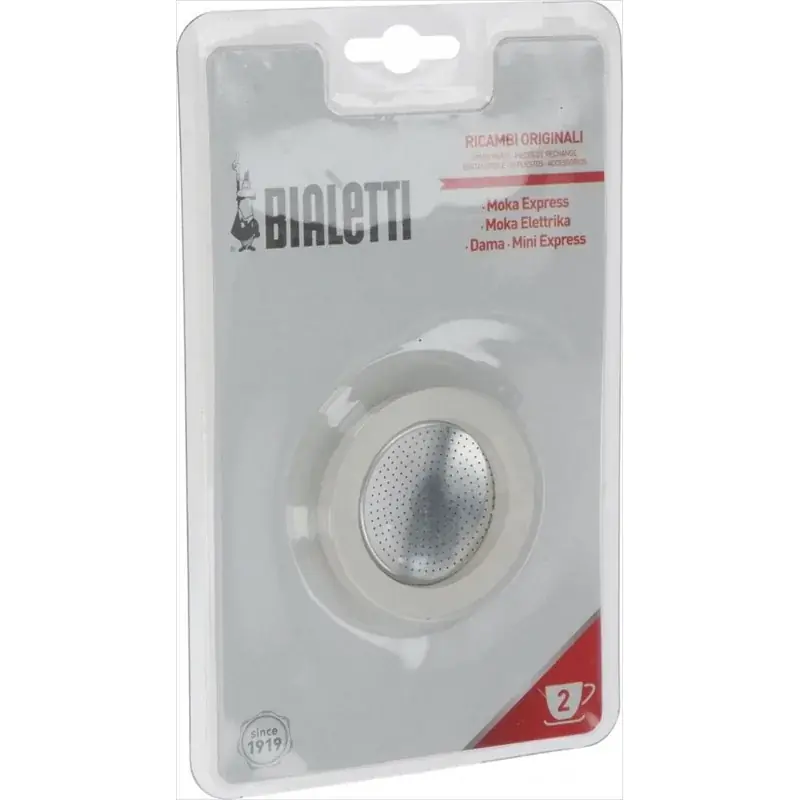 Begränsad tid Bialetti 3 packningar + 1 filter för 2 koppar