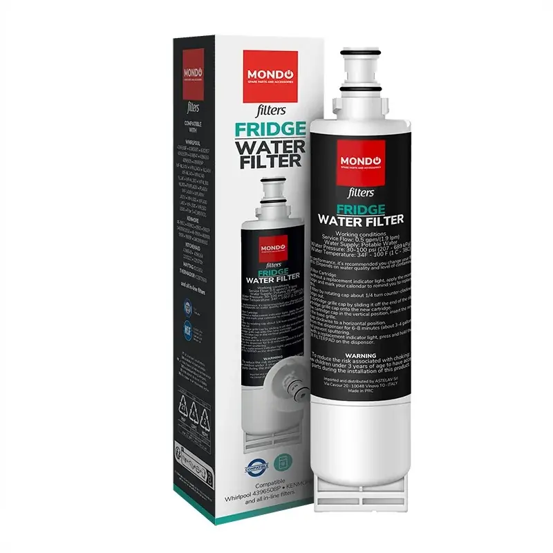 Mondo vattenfilter för Whirlpool 481281729632, 481281728986 Trygg betalning